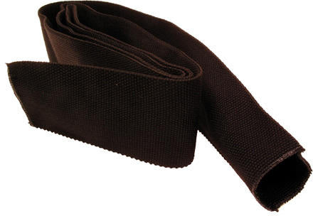 HYDRAULIC HOSE SLEEVE. ID 1.53", OUTSIDE FLAT 2.50", BLACK