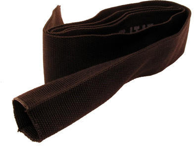 HYDRAULIC HOSE SLEEVE. ID 1.59", OUTSIDE FLAT 2.56", BLACK