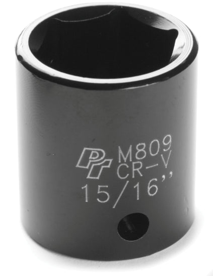 3/4 INCH X 6 POINT STANDARD IMPACT SOCKET - 1/2 INCH DRIVE