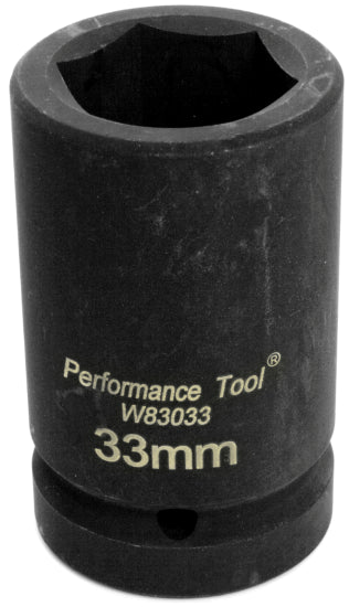 33MM X BUDD WHEEL IMPACT SOCKET - 1 INCH DRIVE