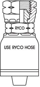 NPSM FEMALE SWIVEL WITH 1/4 INCH THREAD FOR 1/4 INCH HOSE