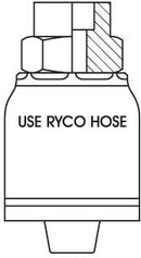 SALVAGE WITH 3/4 INCH THREAD FOR 3/4 INCH HOSE