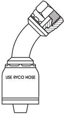 BSPP FEMALE 45 DEGREE BEND WITH 3/4 INCH THREAD FOR 3/4 INCH HOSE