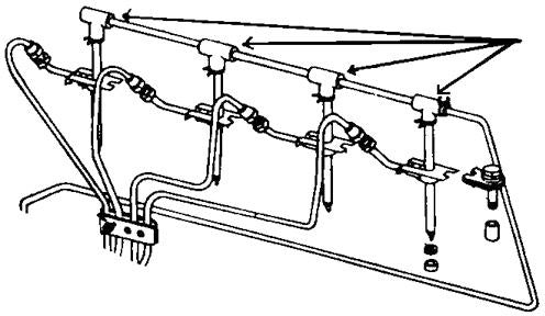 FUEL INJECTOR LEAK-OFF TEE - PACKAGE OF 25